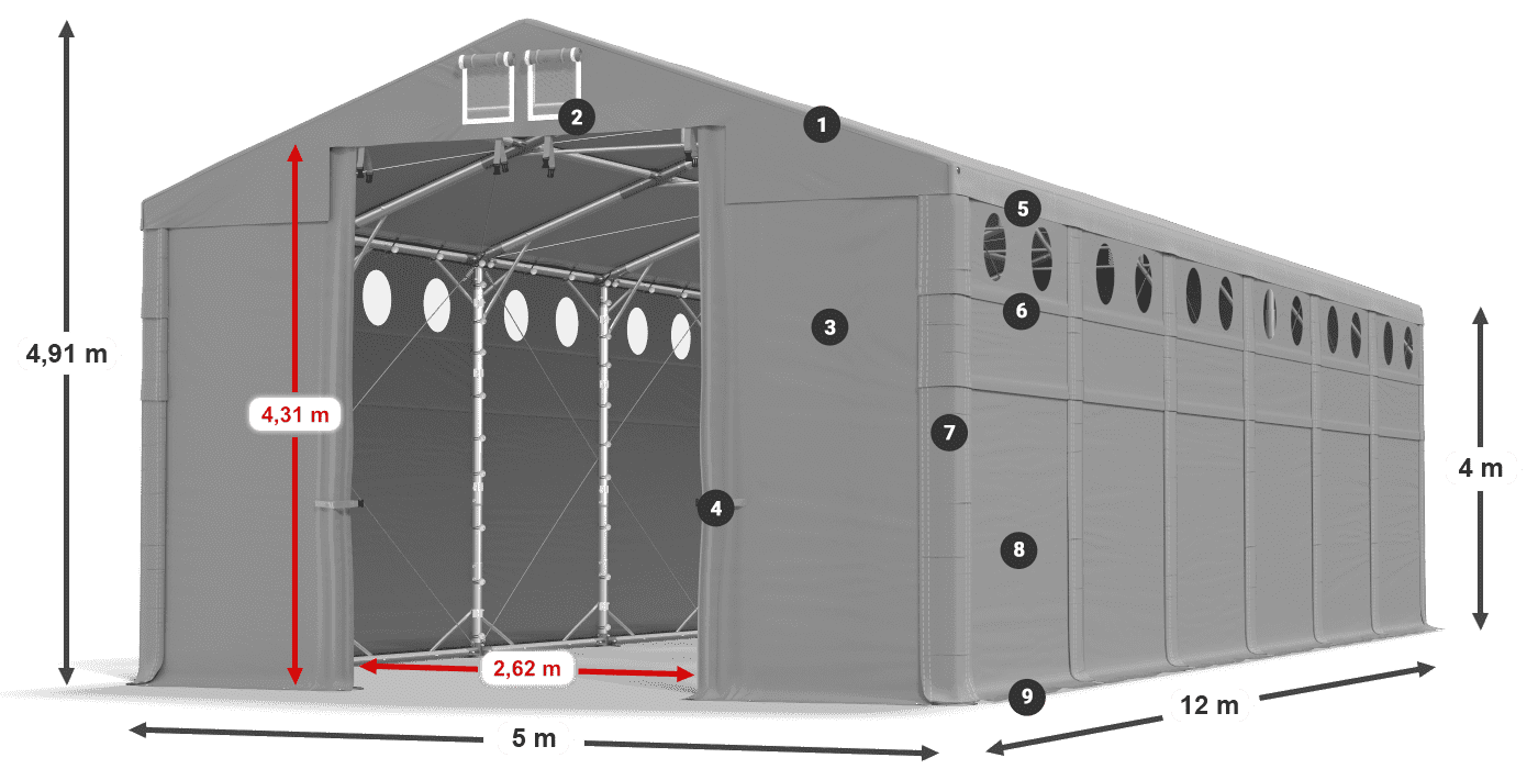 MFRO 620 PVC legenda 4 m
