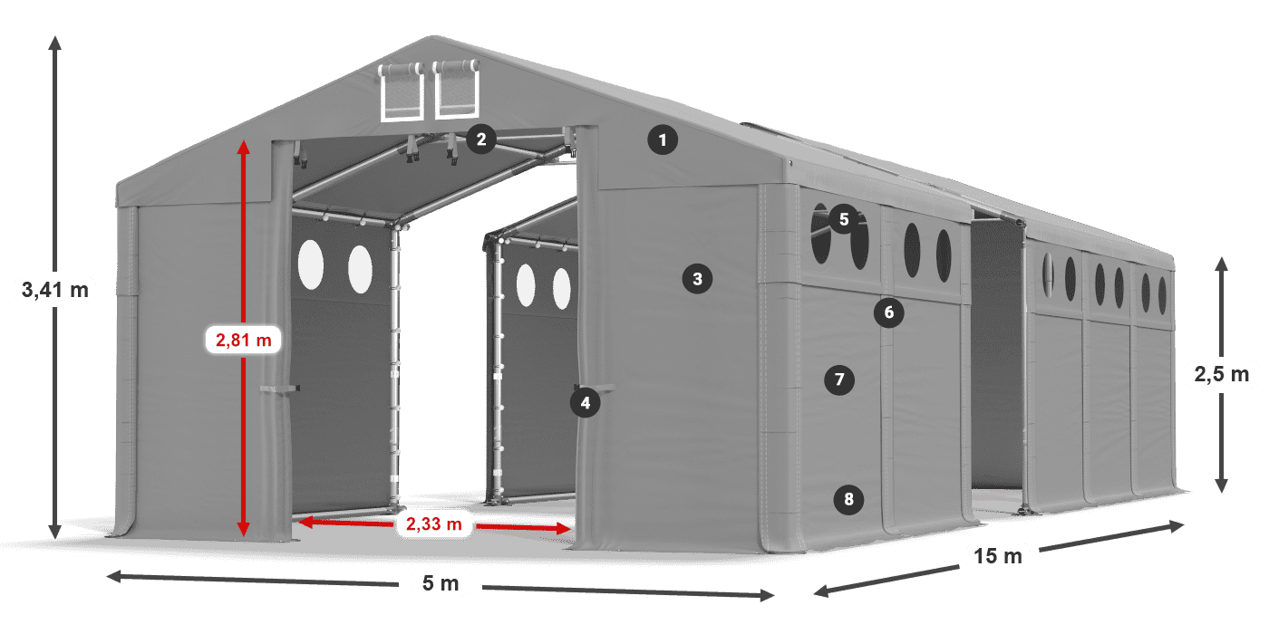 MFRO 620 PVC legenda 2,5 m