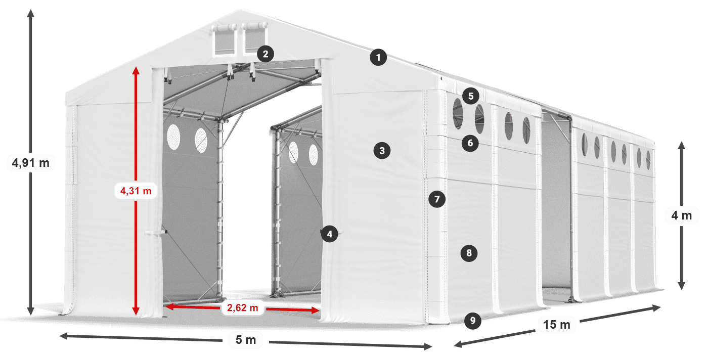 MFRO 620 PVC legenda 4 m