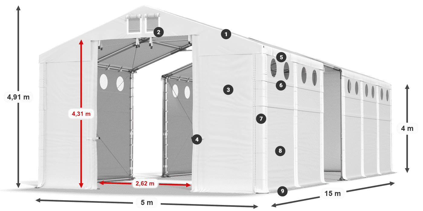 MFRO 620 PVC legenda 4 m