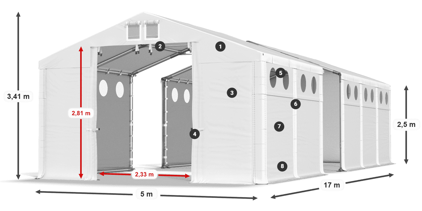 MFRO 620 PVC legenda 2,5 m