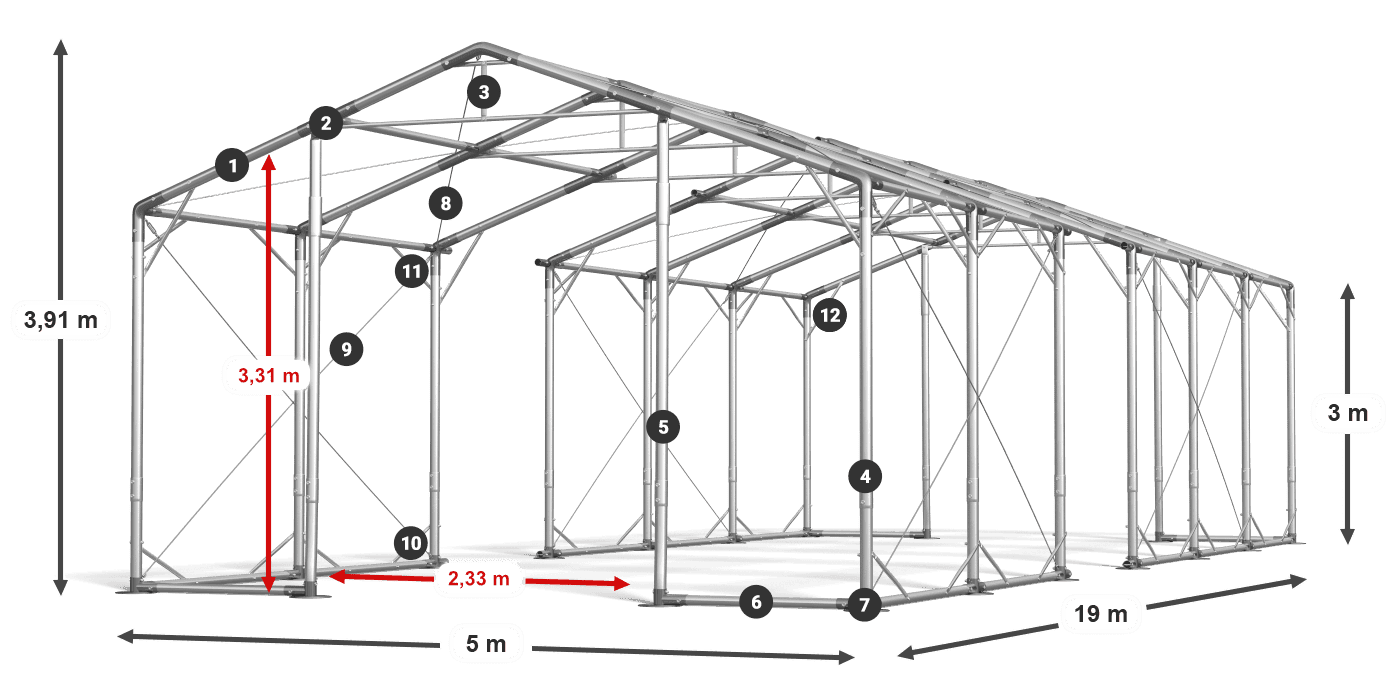 POLAR legenda 2,5m-4m