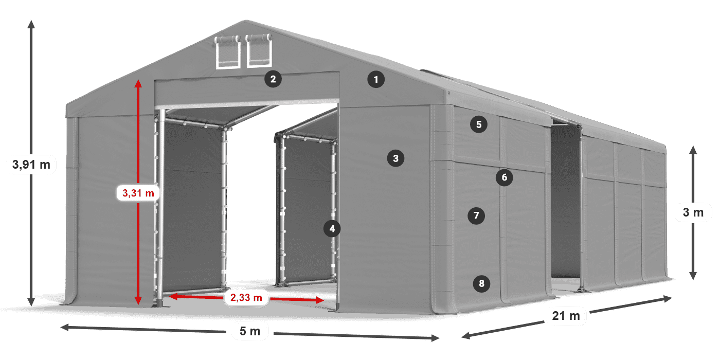 MFR 620 PVC legenda 3 m