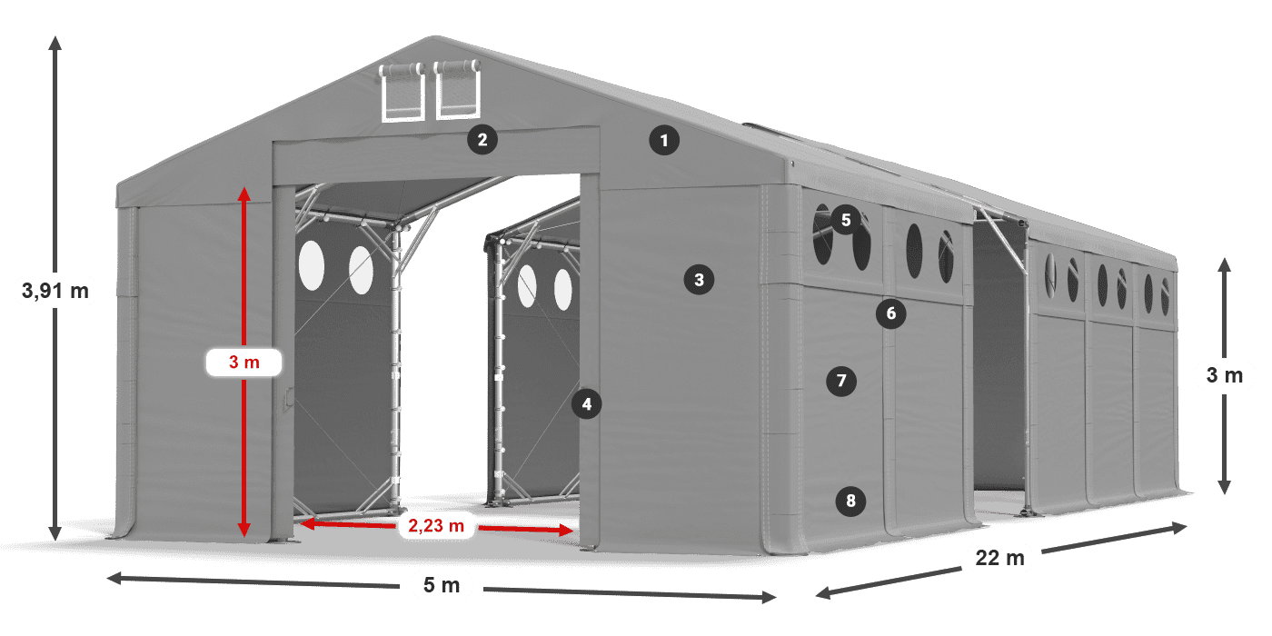 MFRO 620 PVC legenda 3 m