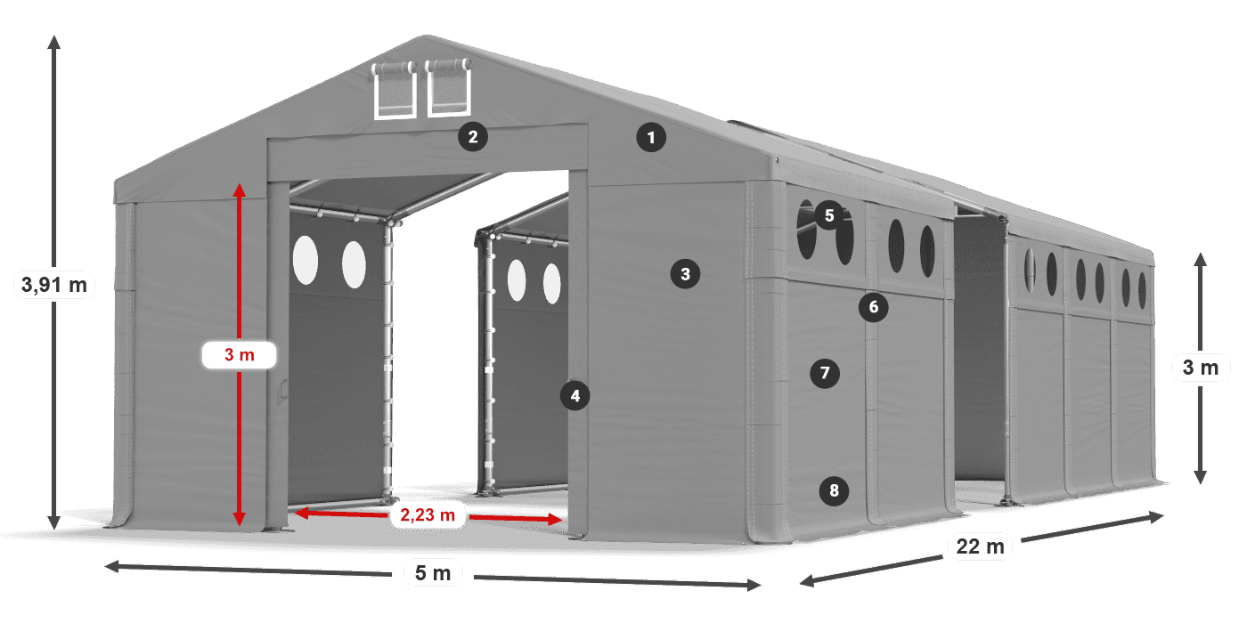 MFRO 620 PVC legenda 3 m