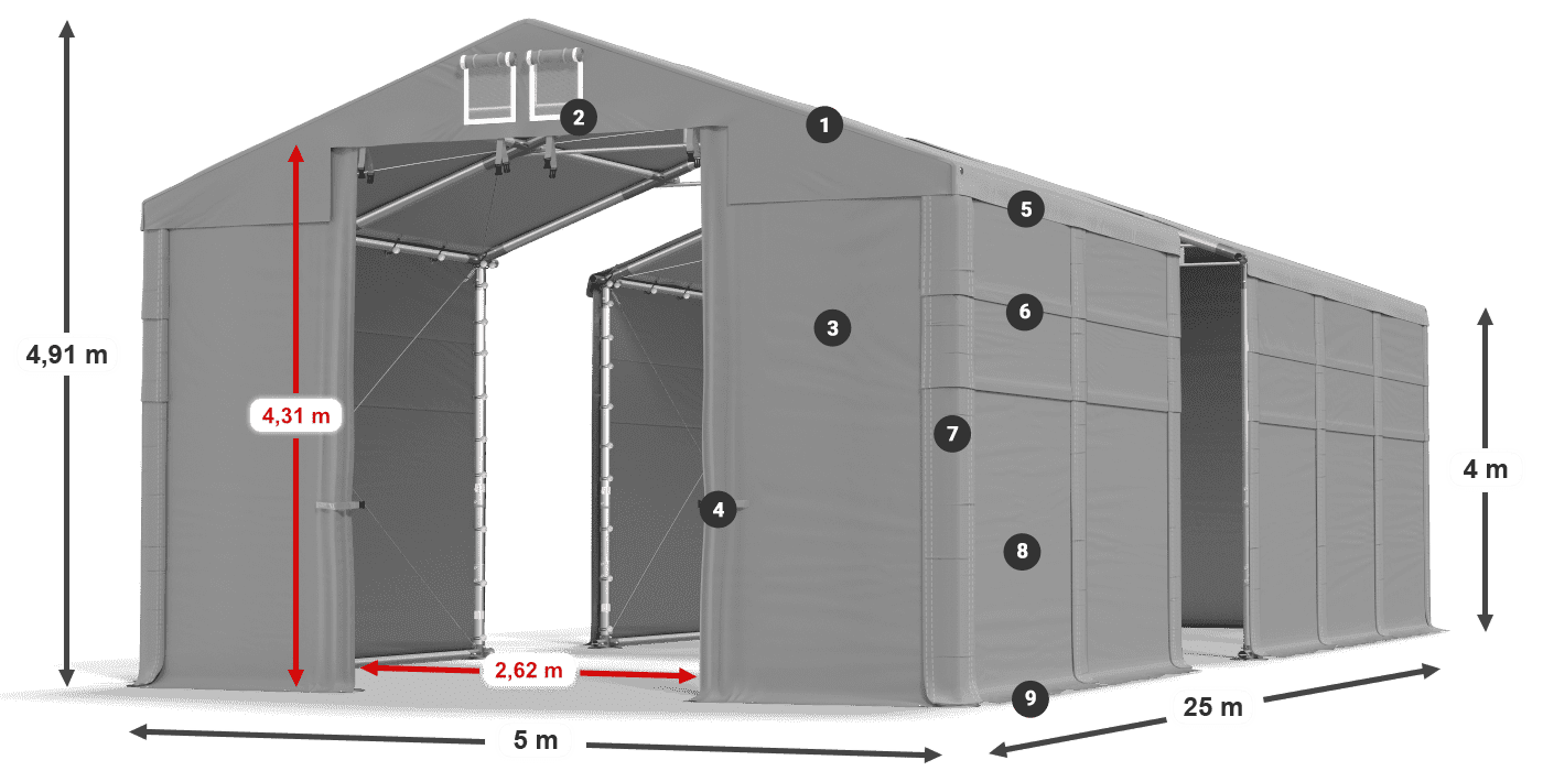 MMS 580 PVC legenda 4 m