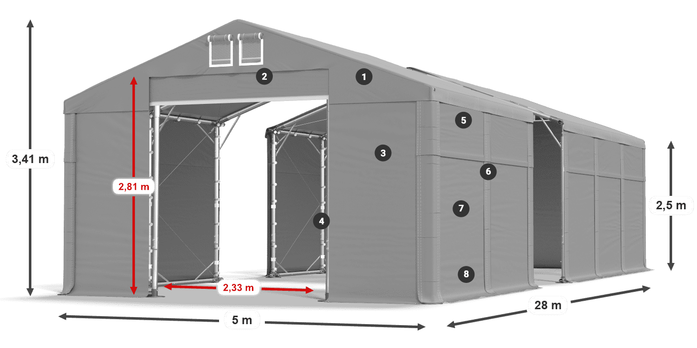 MFR 620 PVC legenda 2,5 m