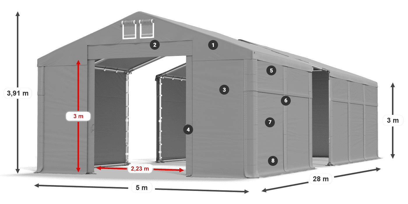 MFR 620 PVC legenda 3 m