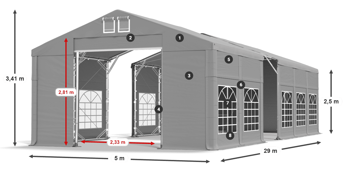 IMS 580 PVC legenda 2,5 m