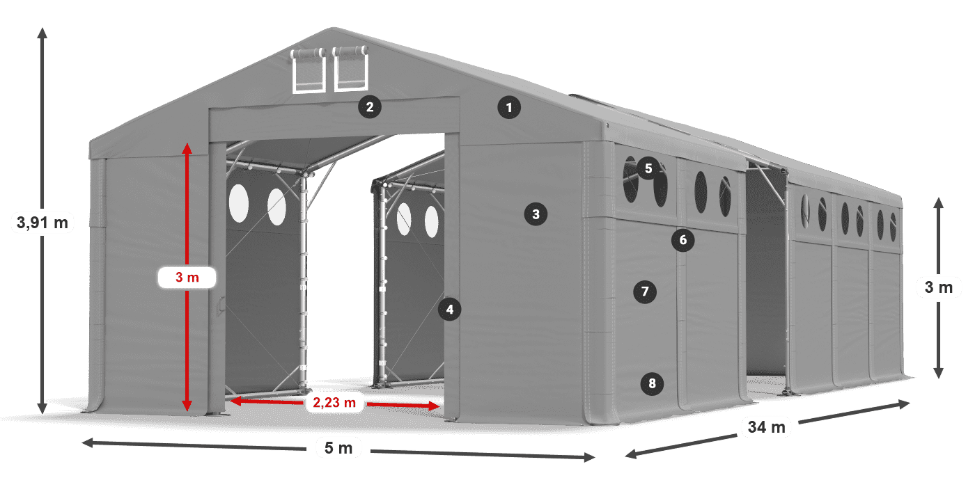 MFRO 620 PVC legenda 3 m