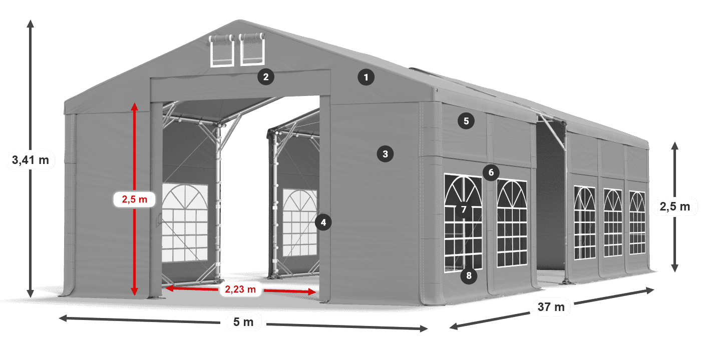 IMS 580 PVC legenda 2,5 m
