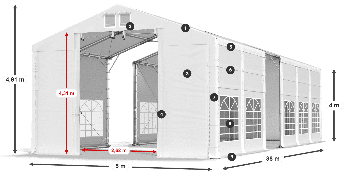 ISD 560 PVC legenda 4 m
