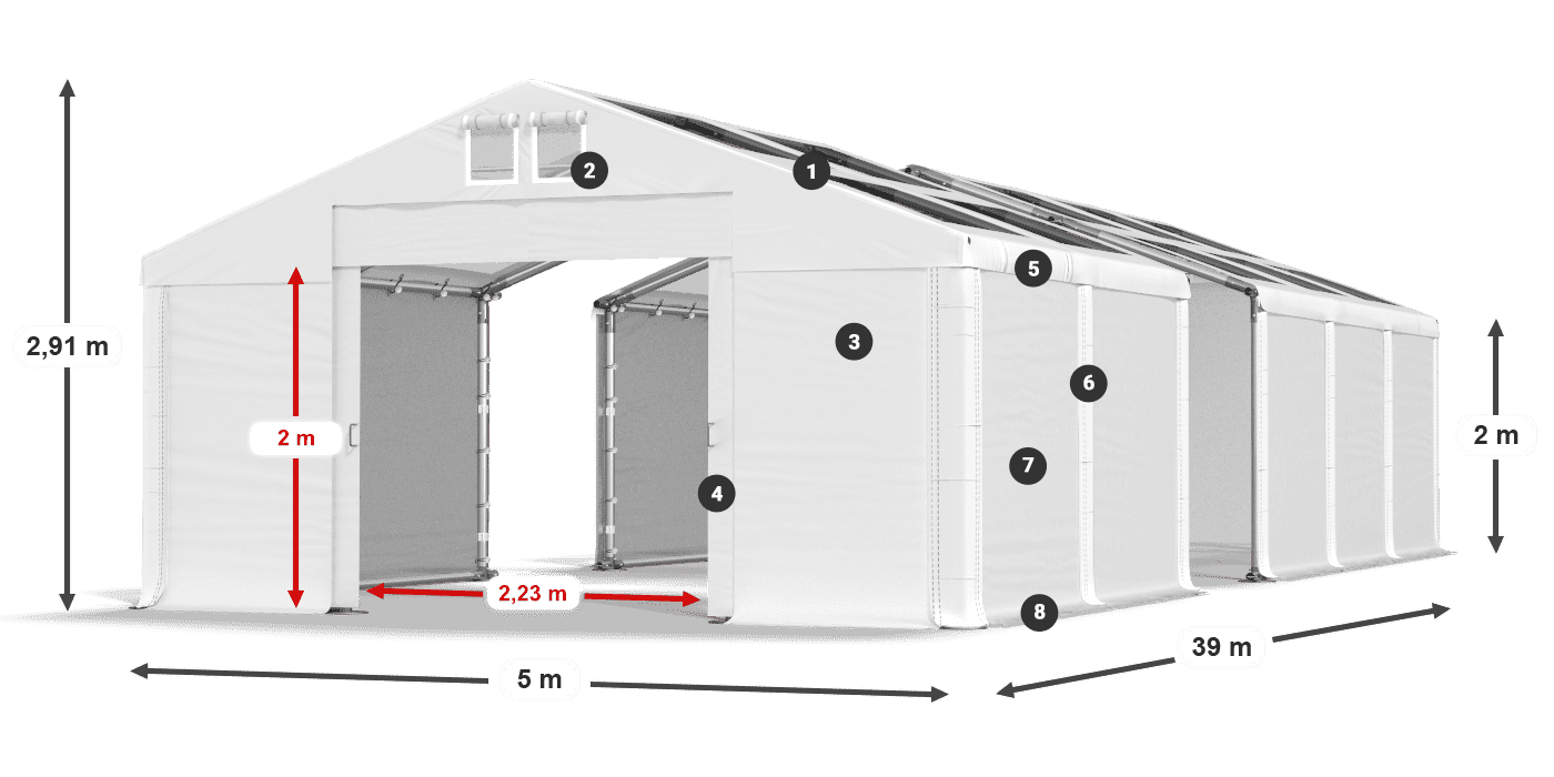 MMST 580 PVC legenda 2m