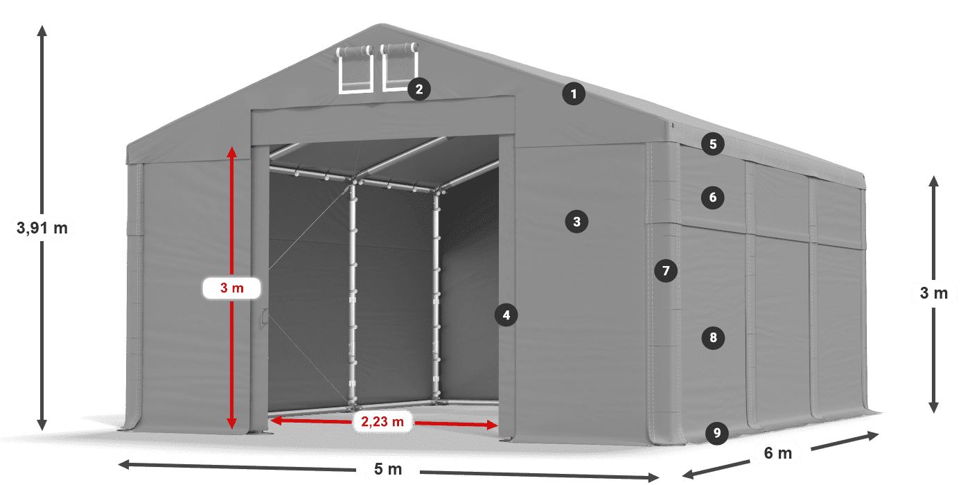 MFR 620 PVC legenda 3 m