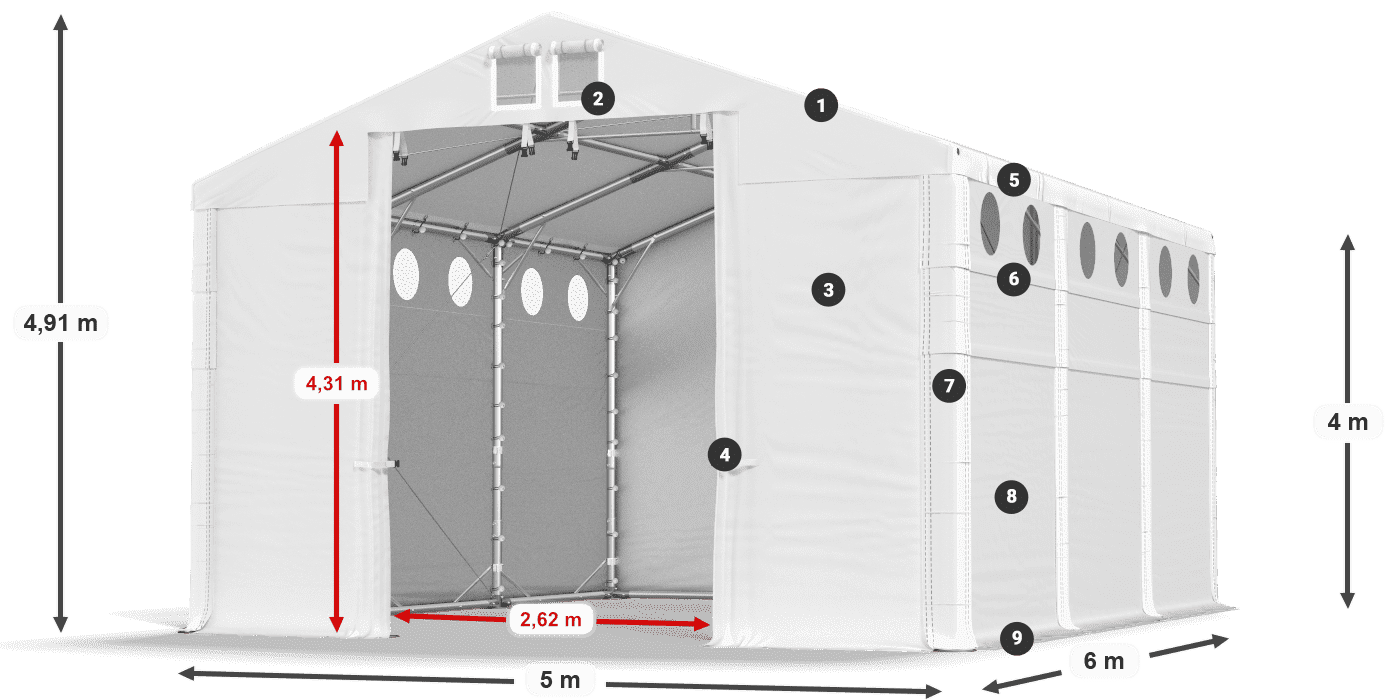 MFRO 620 PVC legenda 4 m