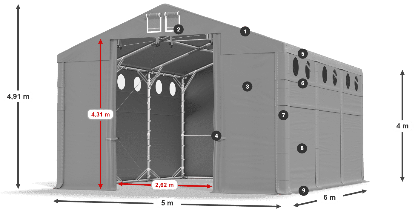 MFRO 620 PVC legenda 4 m