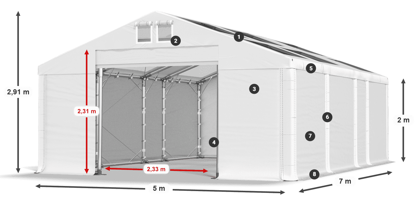 MMST 580 PVC legenda 2m