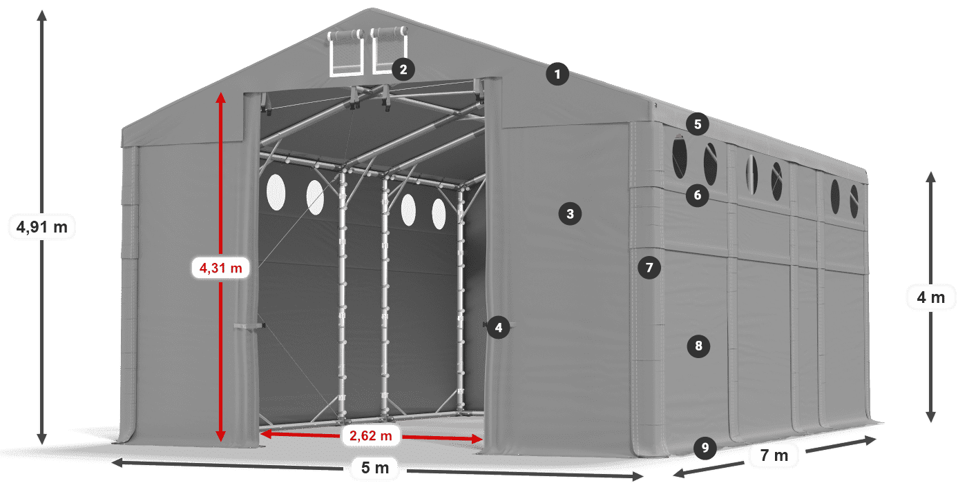 MFRO 620 PVC legenda 4 m