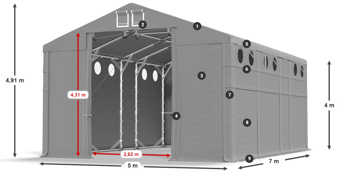 MFRO 620 PVC legenda 4 m