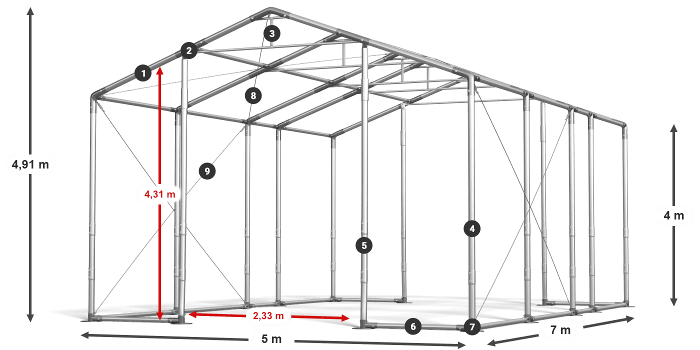 WINTER PLUS legenda 2,5m-4m