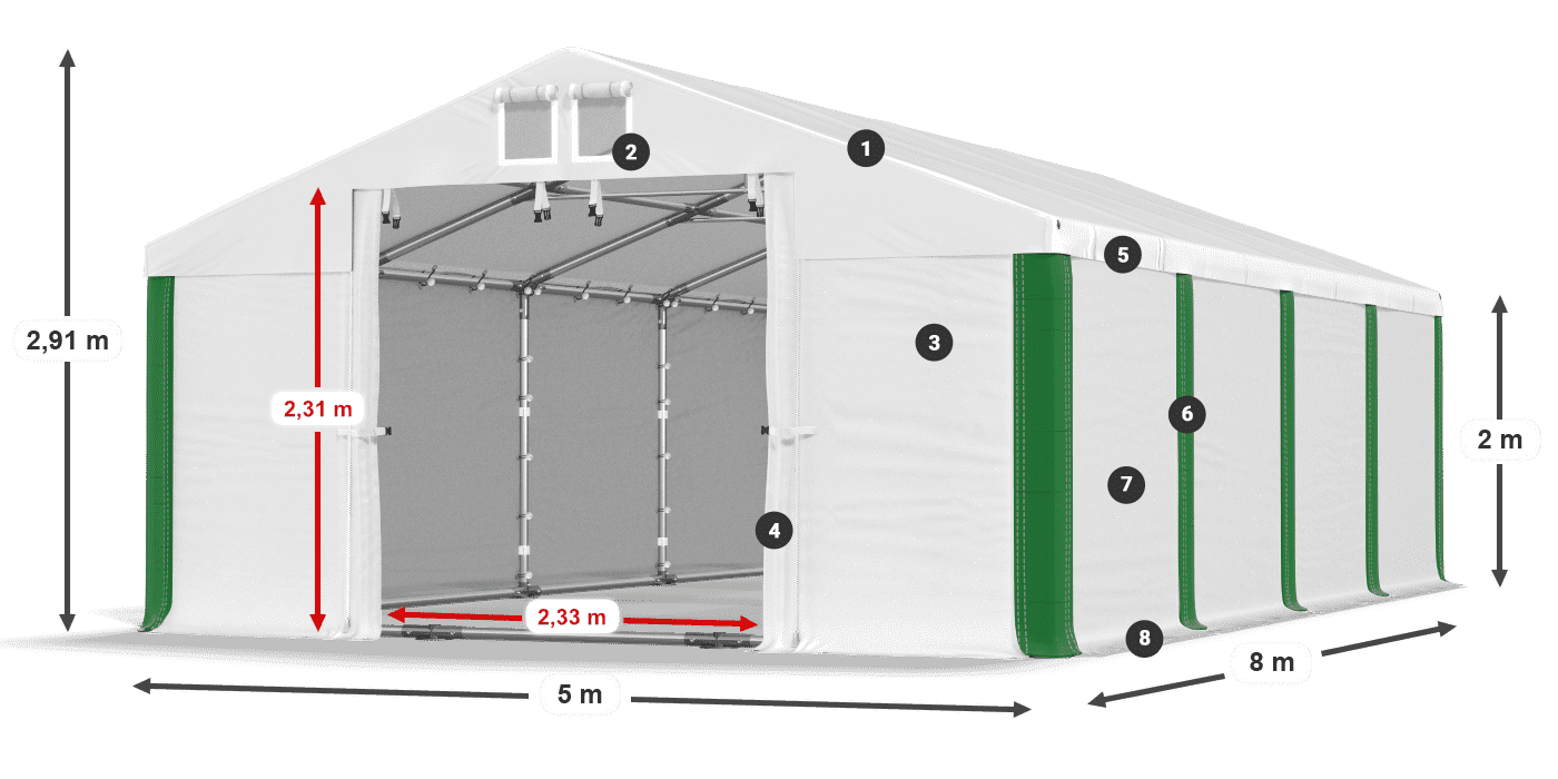 MFR 620 PVC legenda 2m