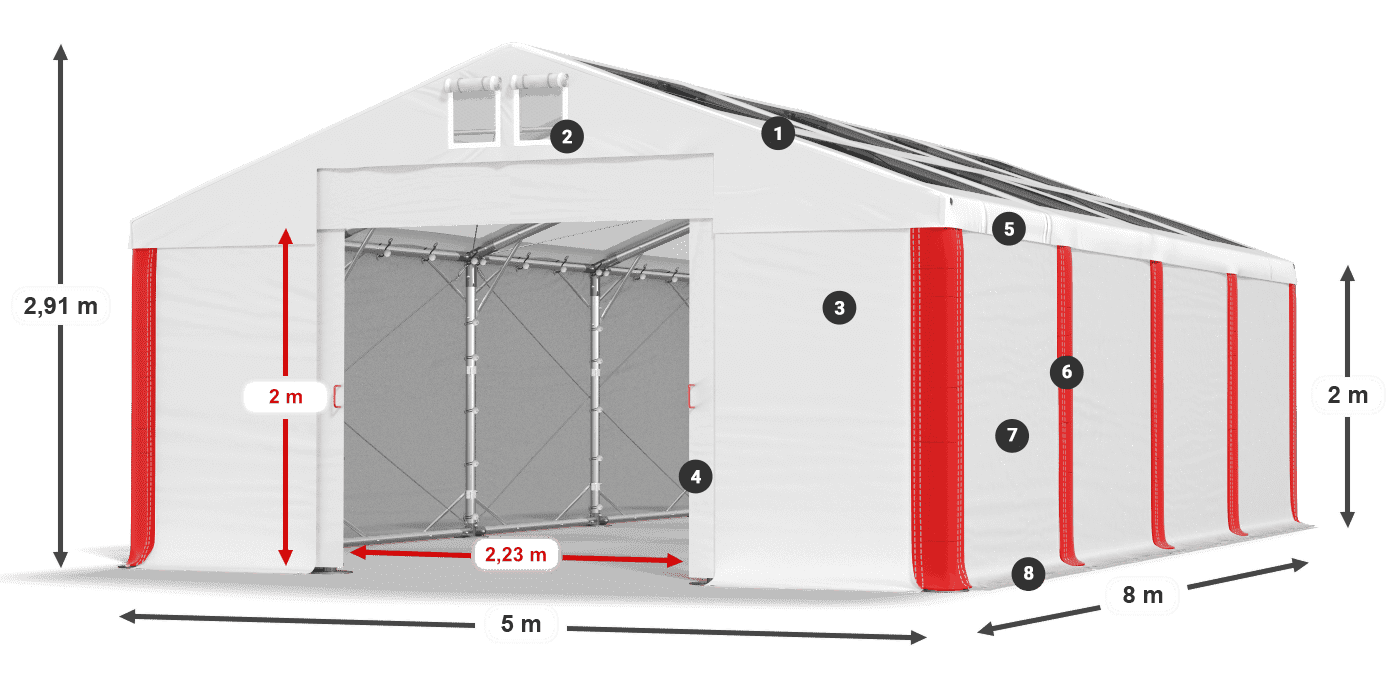 MMST 580 PVC legenda 2m