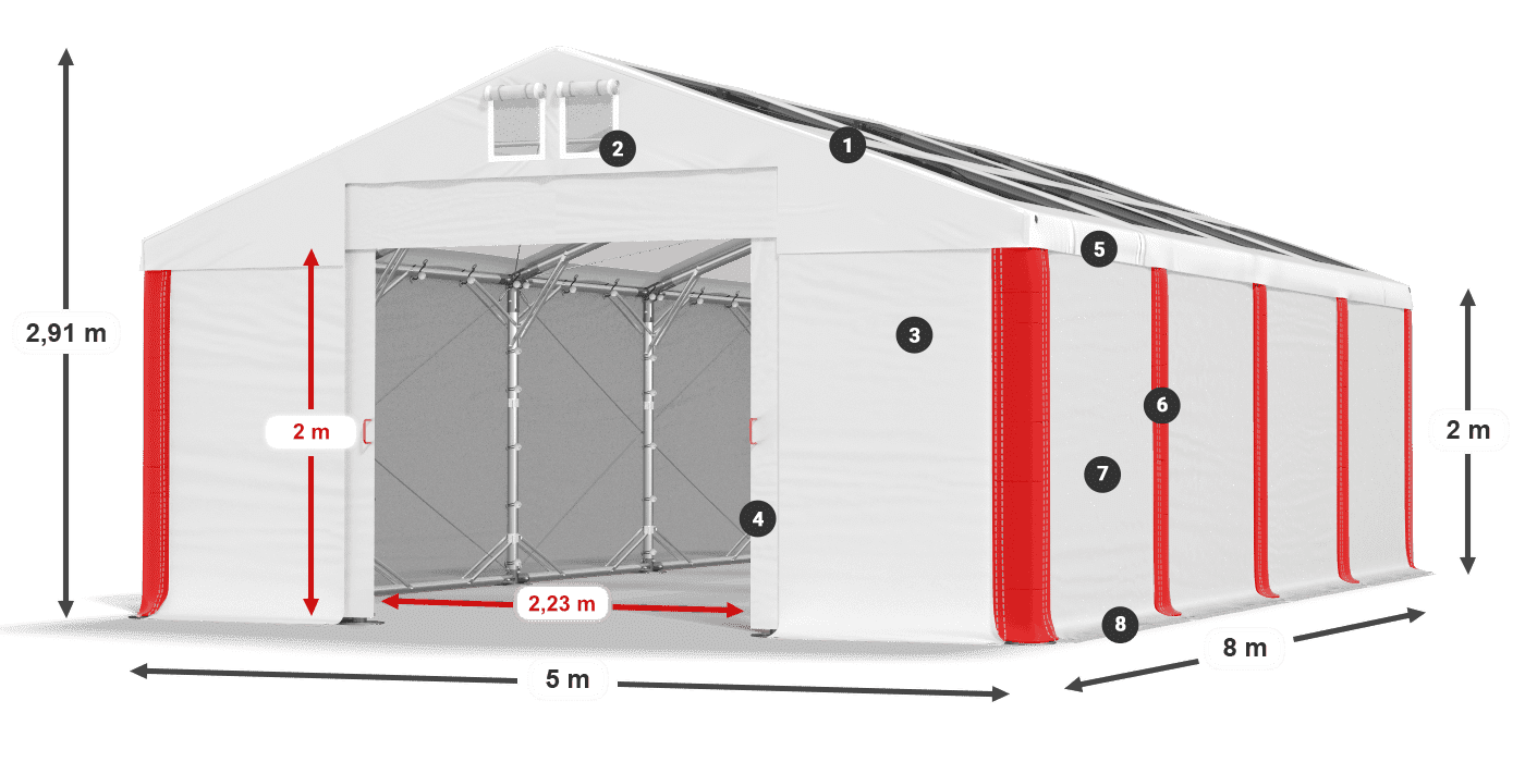 MMST 580 PVC legenda 2m