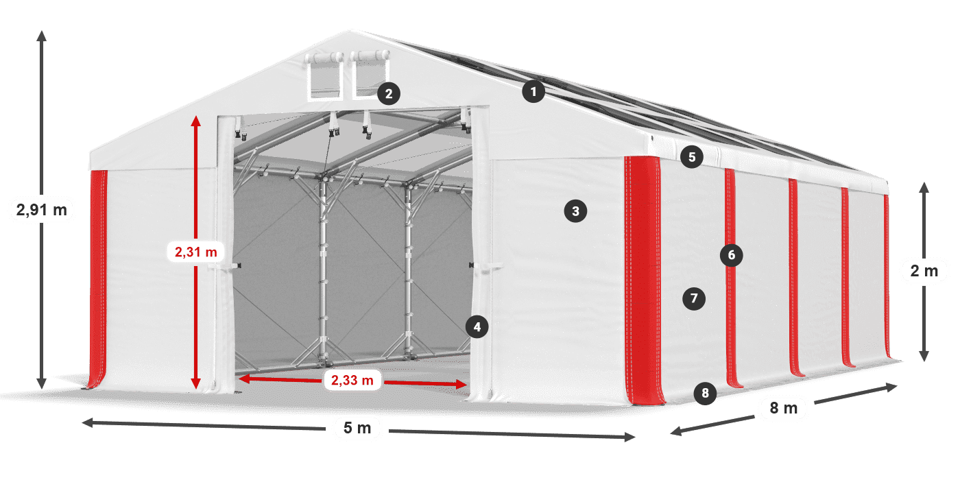 MMST 580 PVC legenda 2m