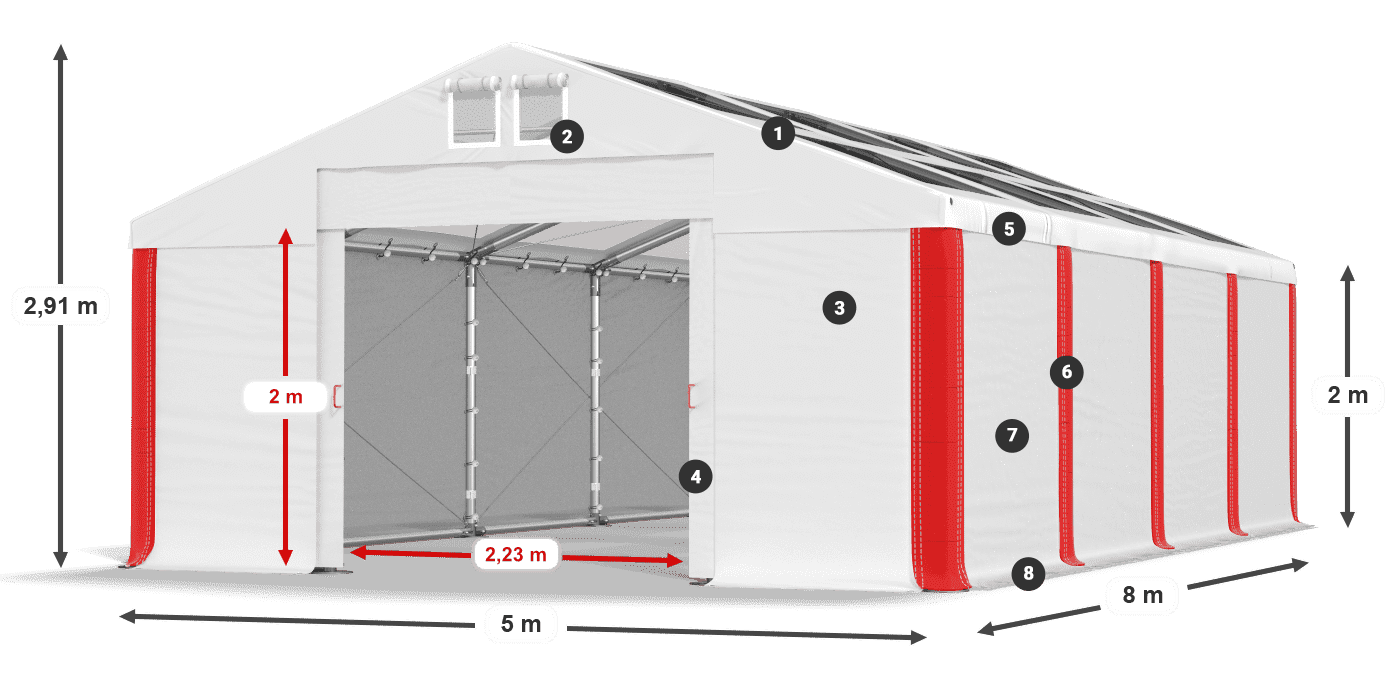 MMST 580 PVC legenda 2m