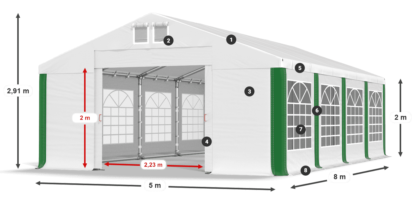 ISD 560 PVC legenda 2m