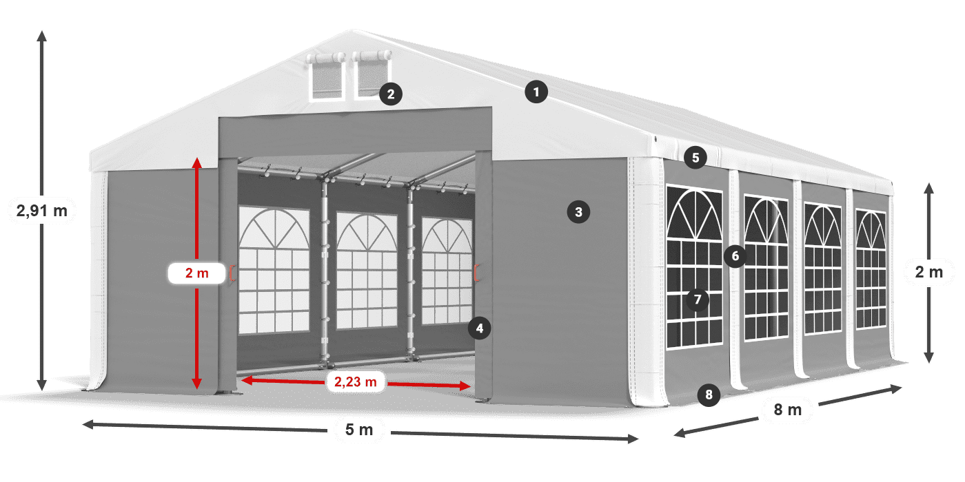ISD 560 PVC legenda 2m