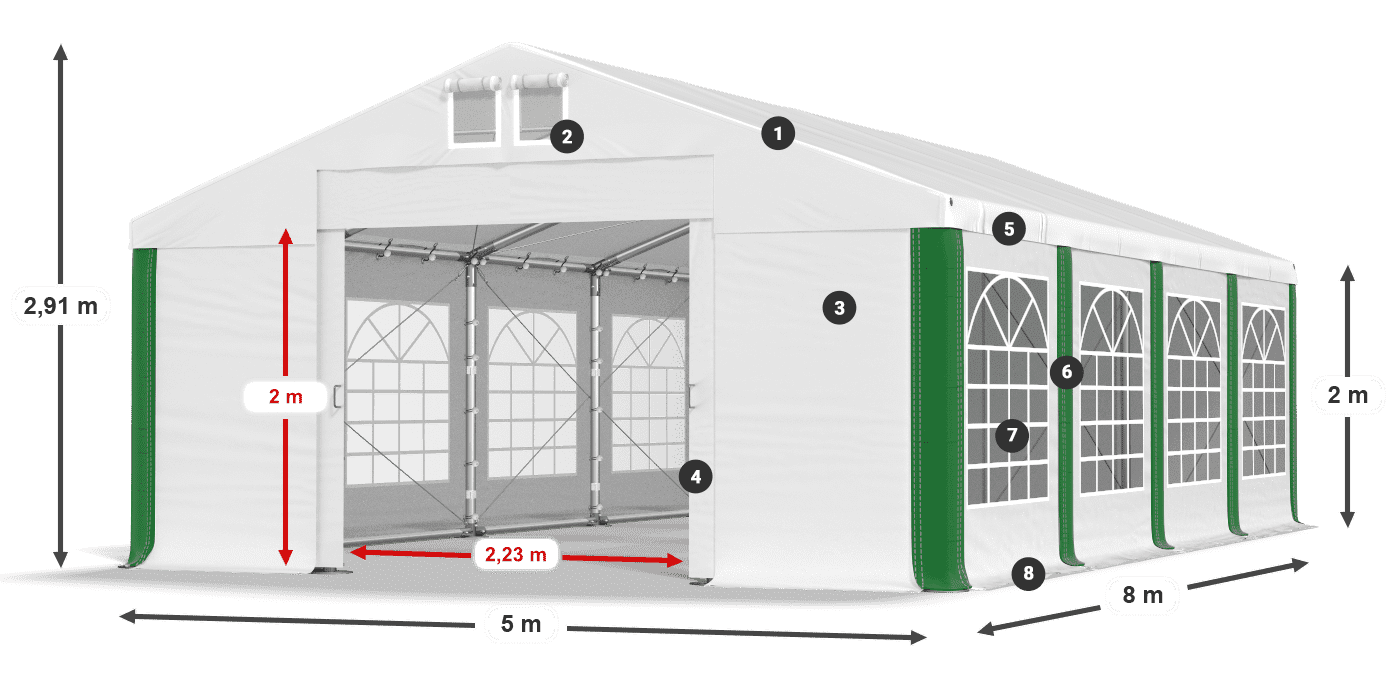 ISD 560 PVC legenda 2m