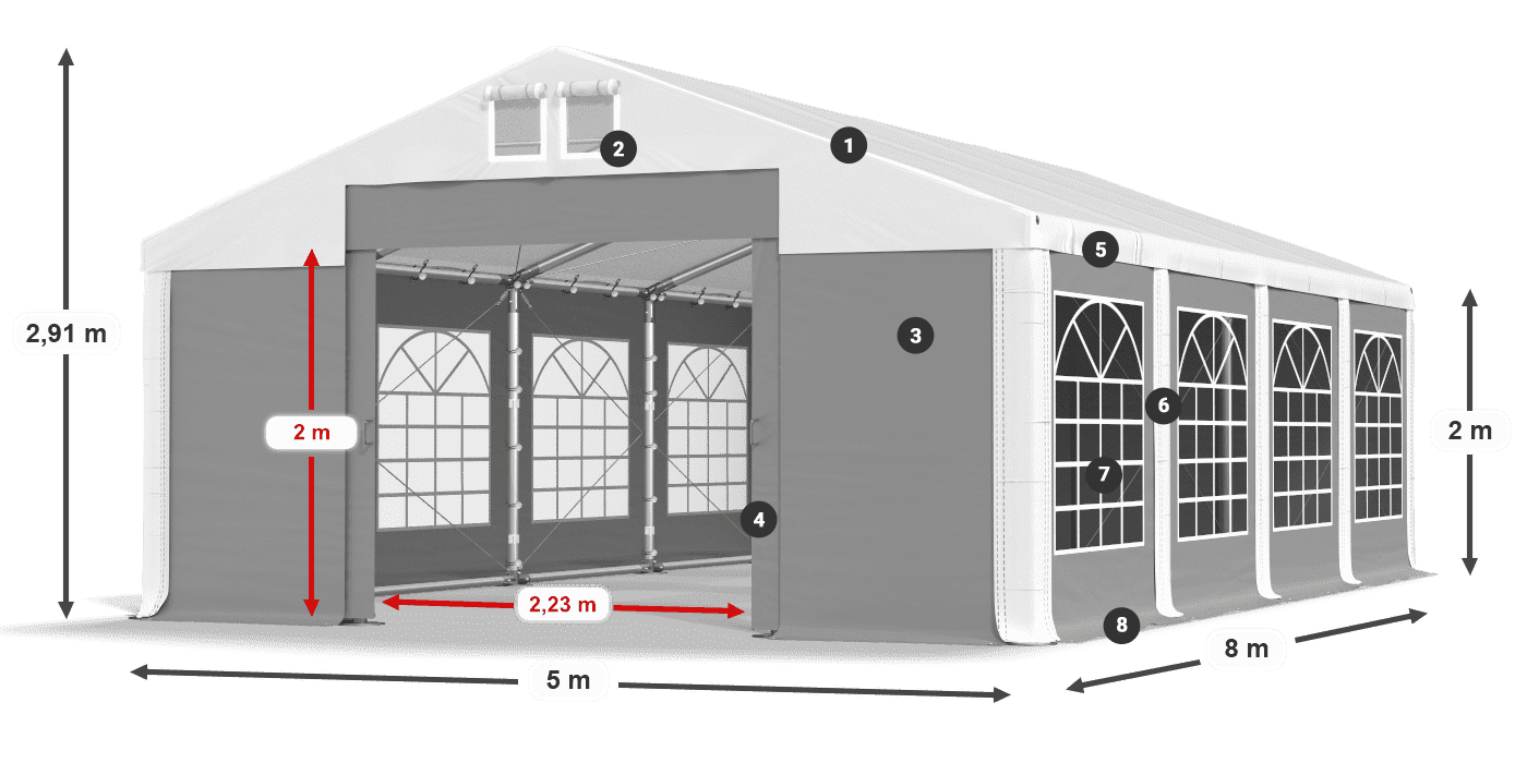ISD 560 PVC legenda 2m