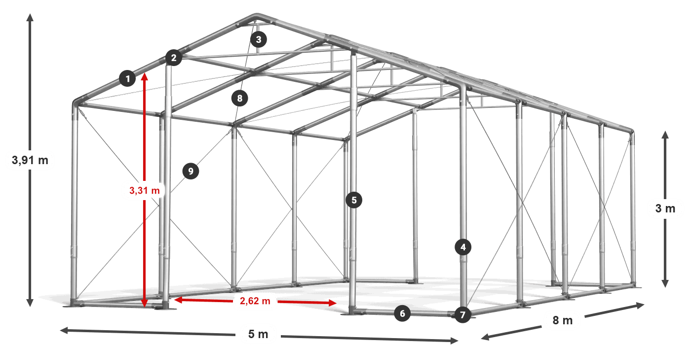 WINTER PLUS legenda 2,5m-4m