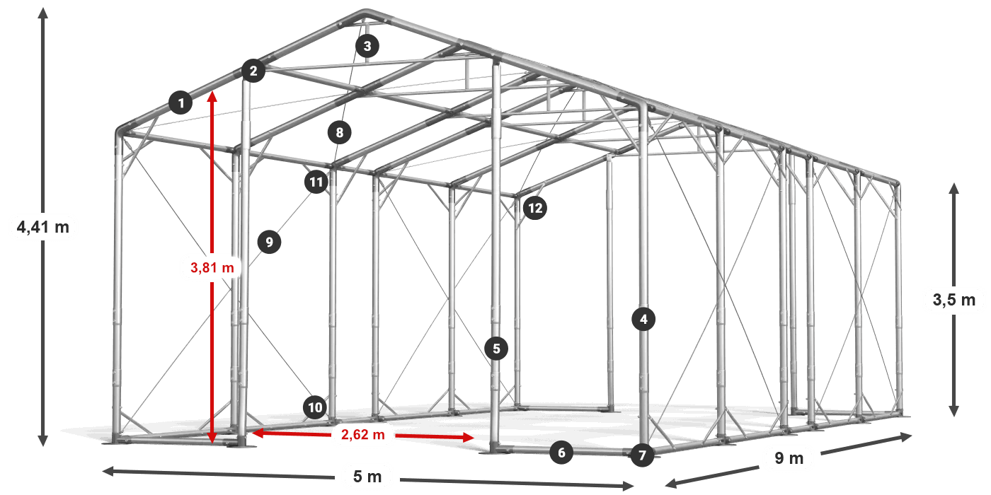POLAR legenda 2,5m-4m