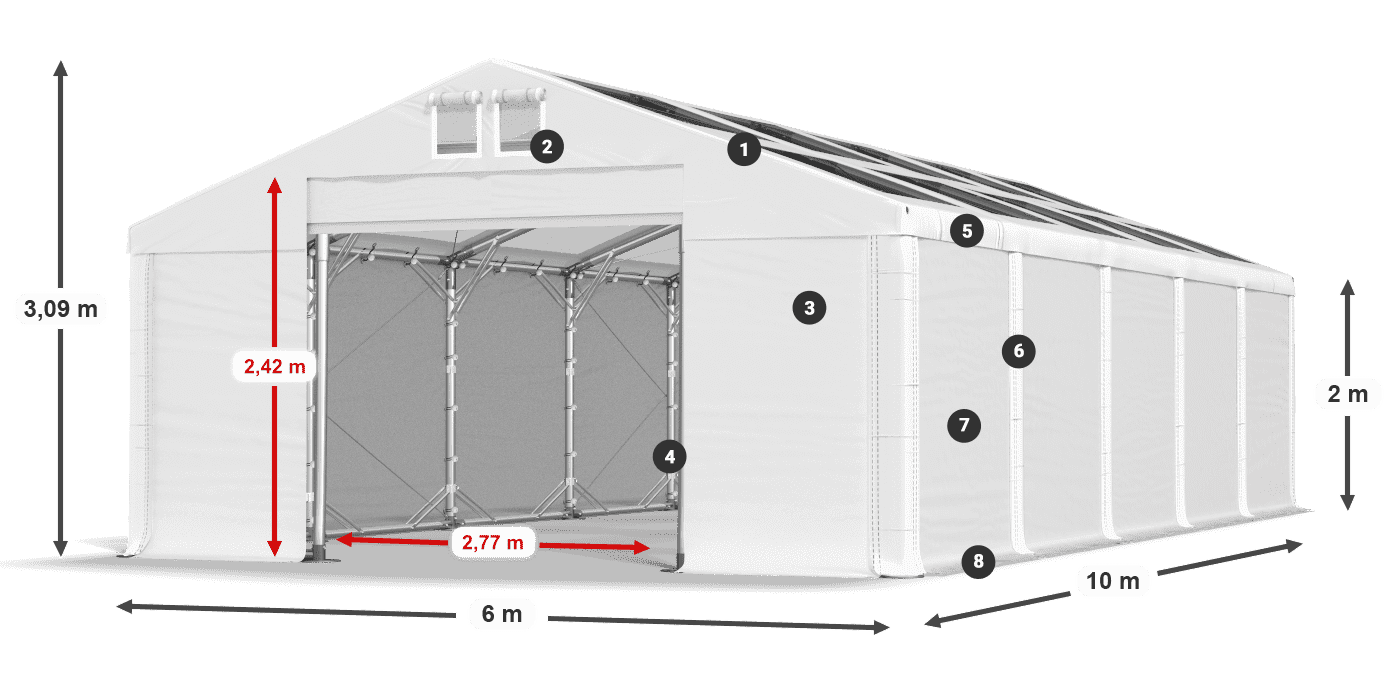 MMST 580 PVC legenda 2m