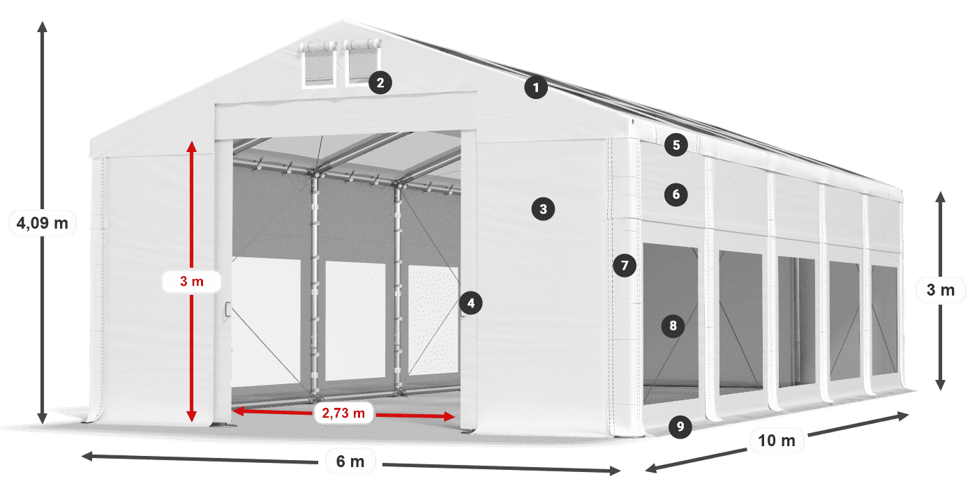IMST 580 PVC legenda 3 m
