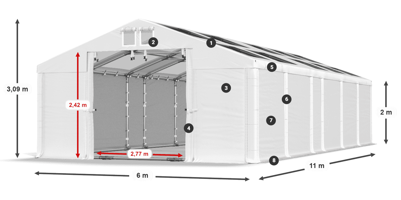 MMST 580 PVC legenda 2m