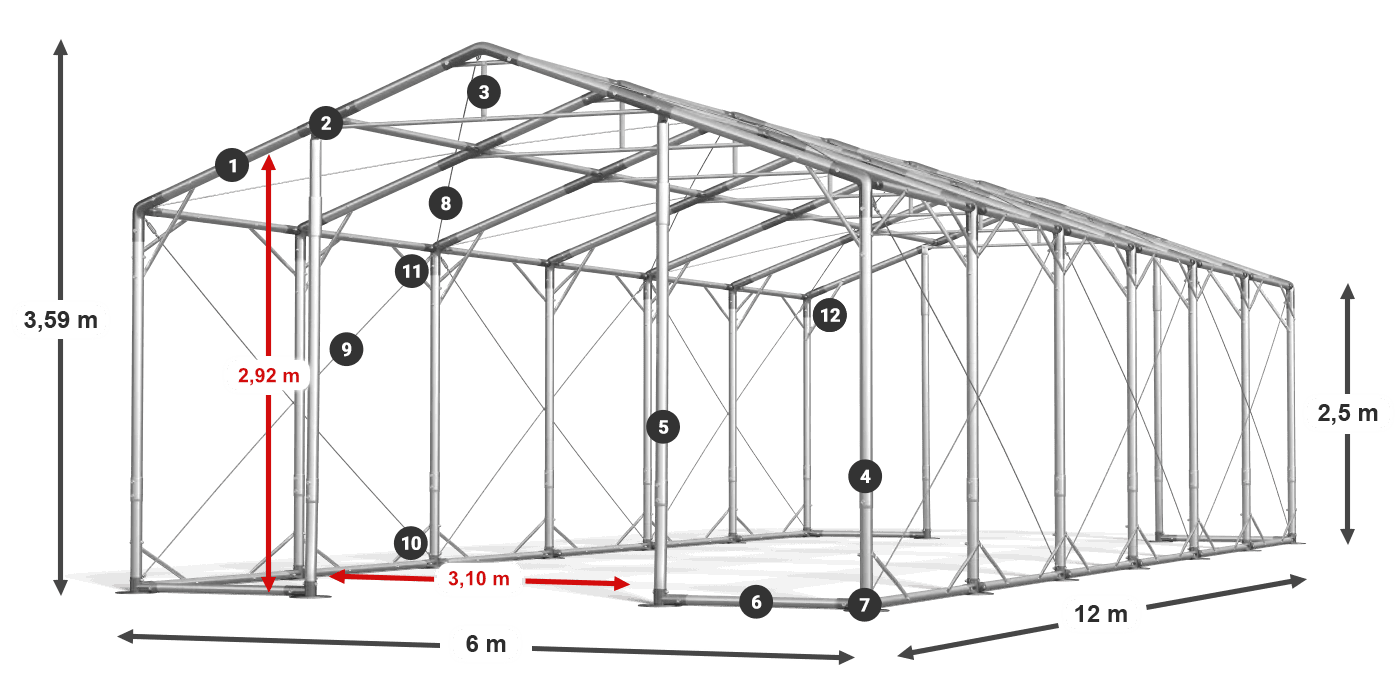 POLAR legenda 2,5m-4m
