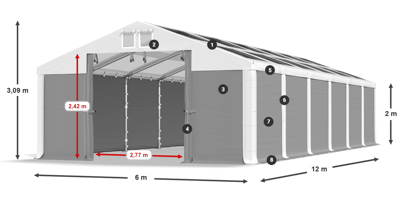 MMST 580 PVC legenda 2m