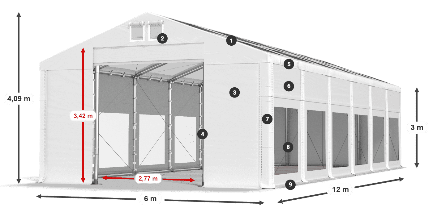 IMST 580 PVC legenda 3 m