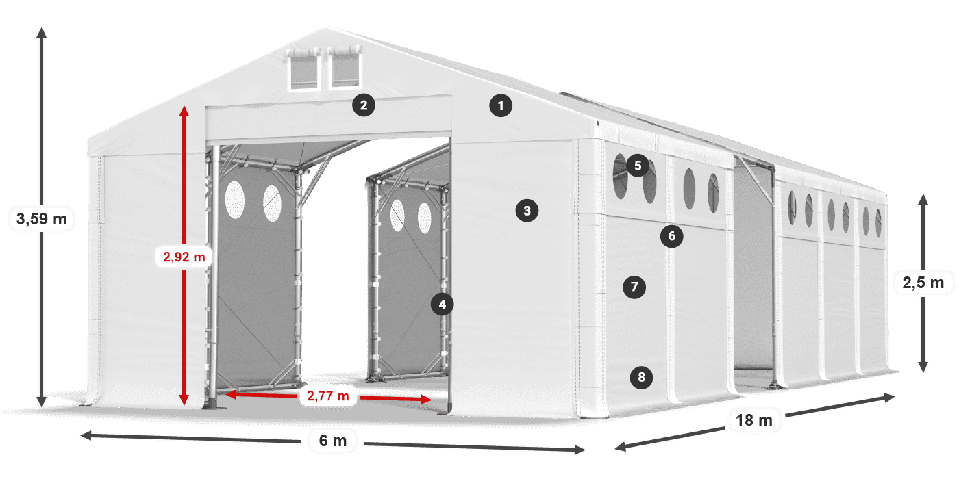 MFRO 620 PVC legenda 2,5 m