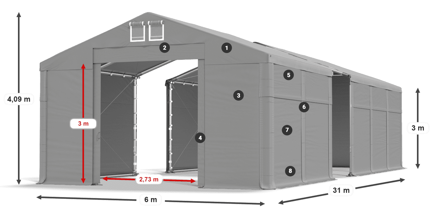 MFR 620 PVC legenda 3 m