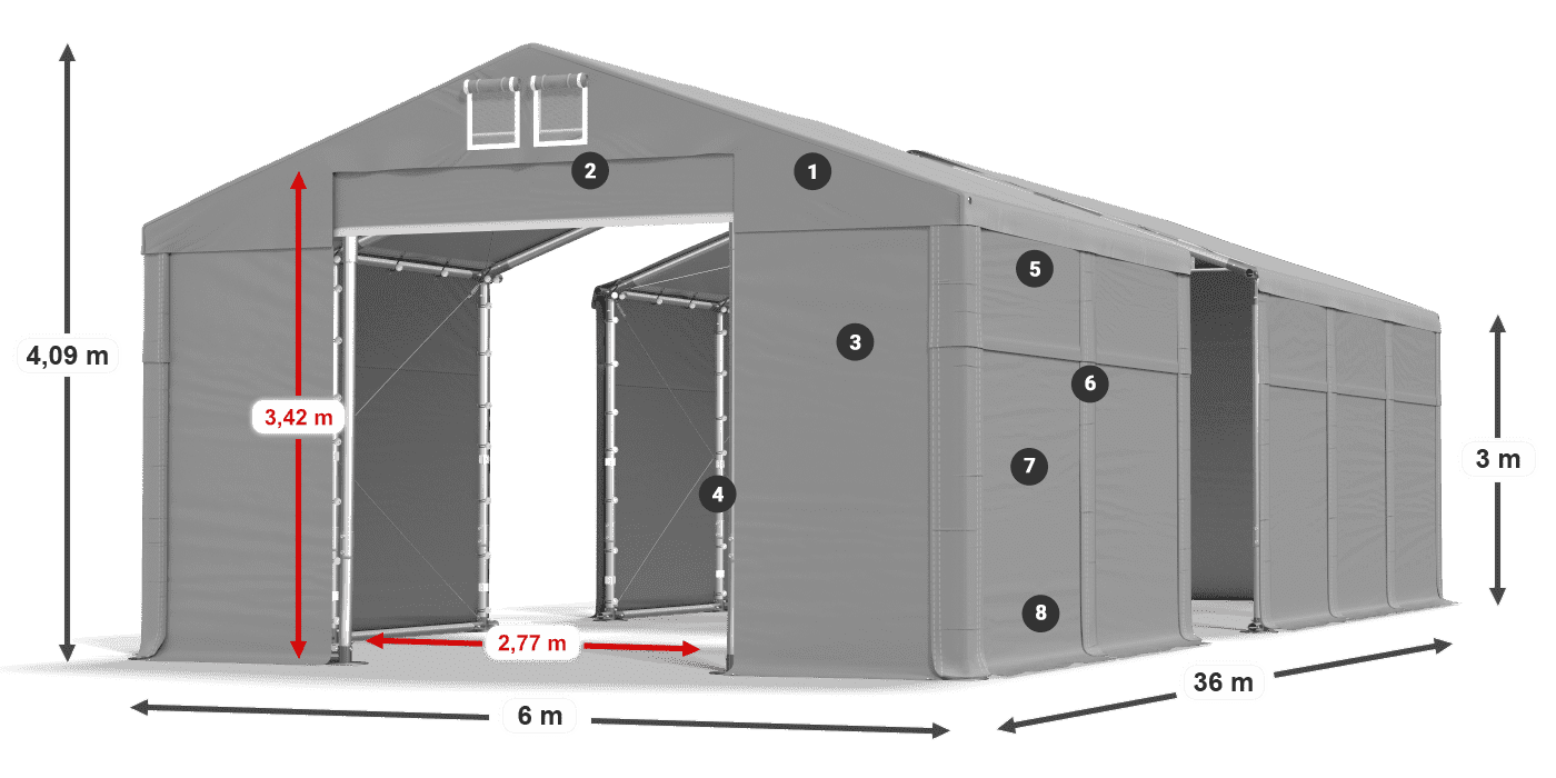 MFR 620 PVC legenda 3 m