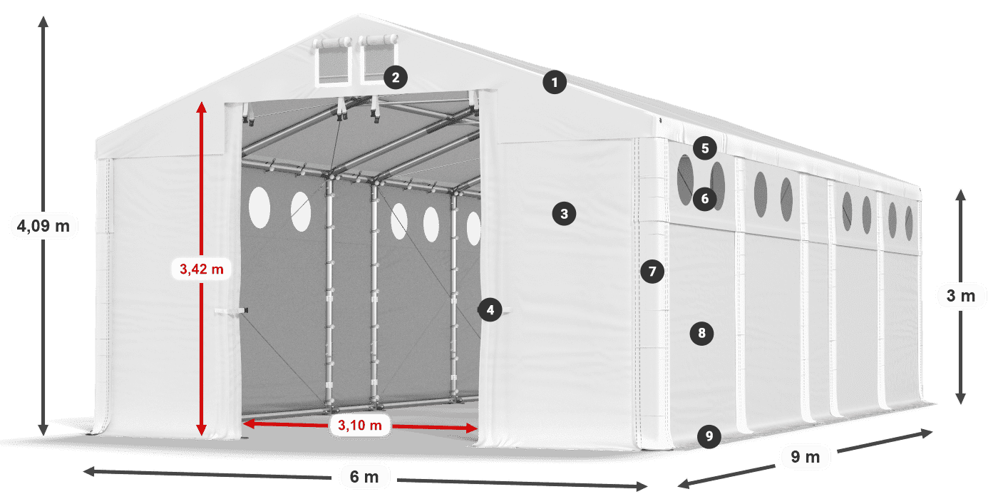 MMSO 580 PVC legenda 3 m