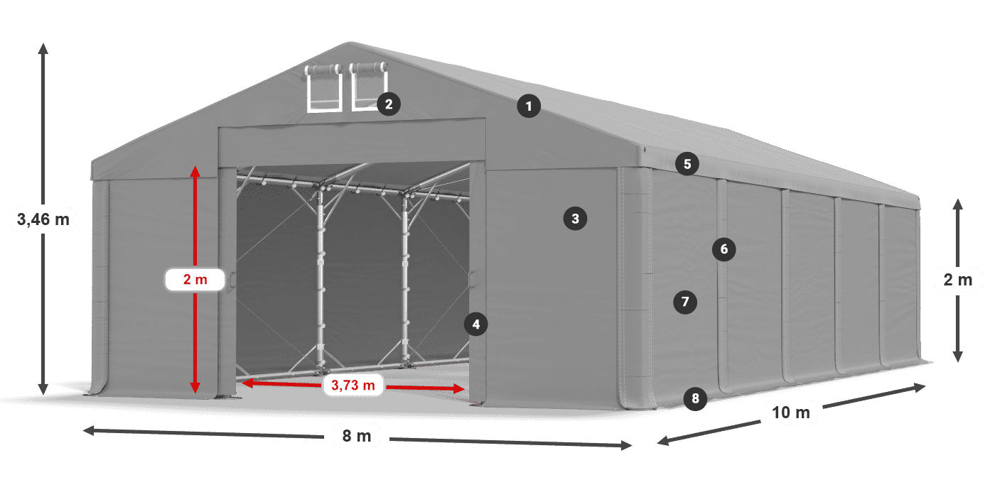 MFR 620 PVC legenda 2m