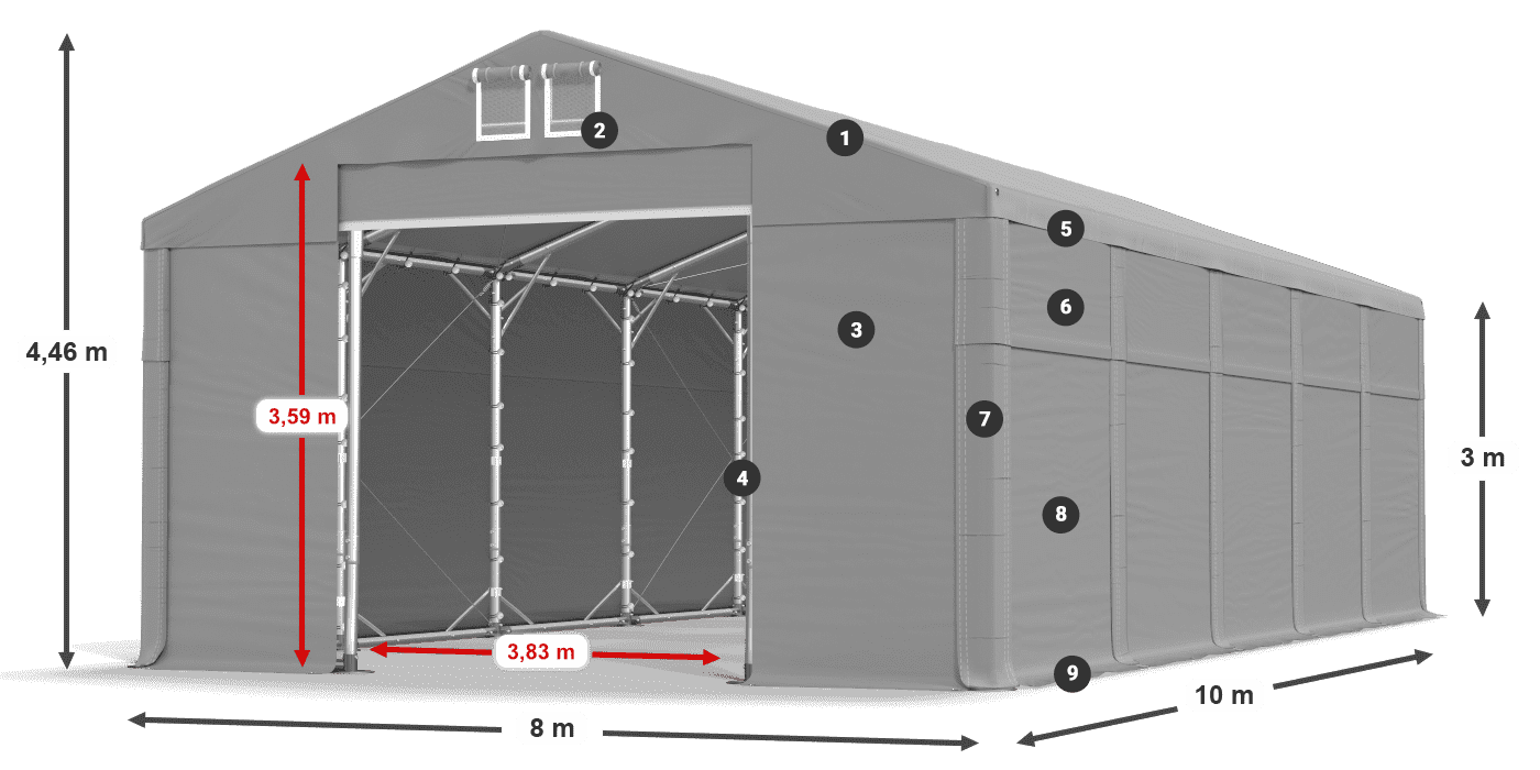 MFR 620 PVC legenda 3 m