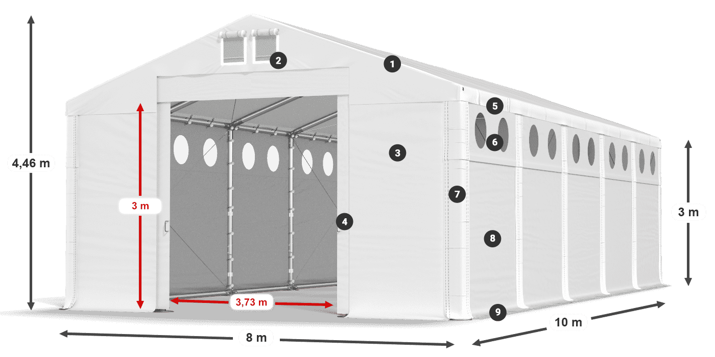 MFRO 620 PVC legenda 3 m