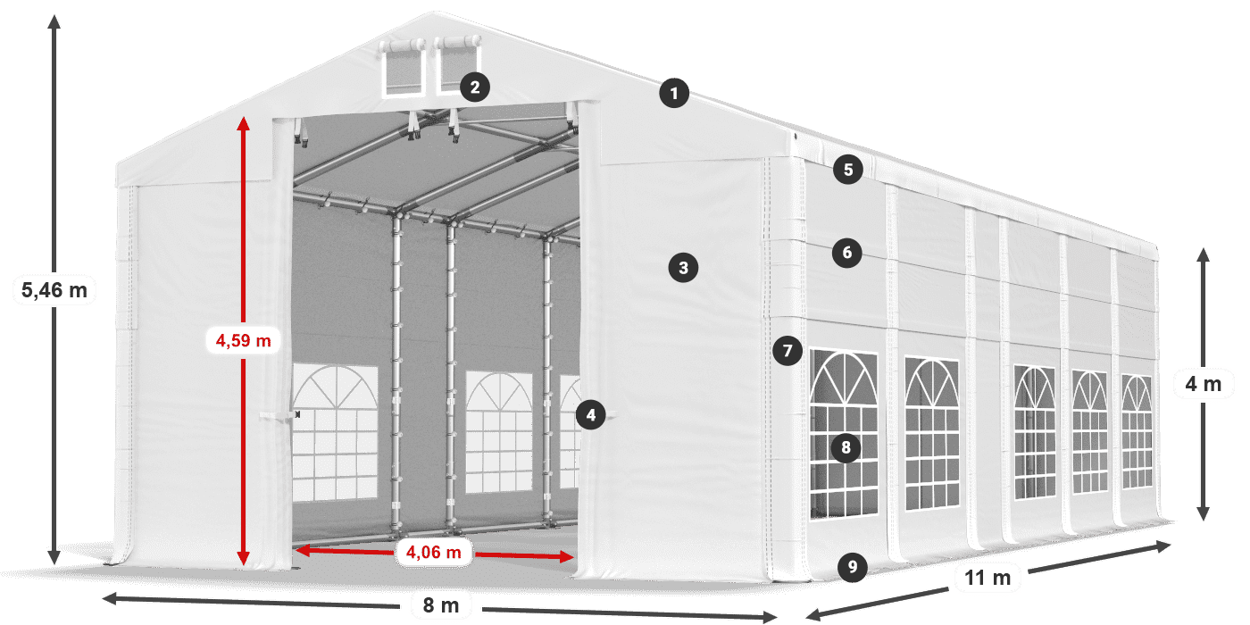 IFR 620 PVC legenda 4 m
