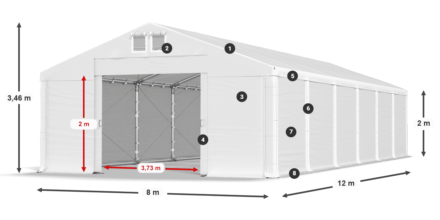 MFR 620 PVC legenda 2m